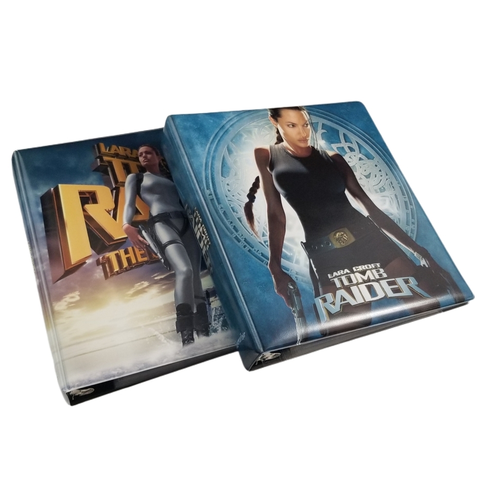 Tomb Raider Lara Croft Angelina Jolie Binder & Card Set Inkworks